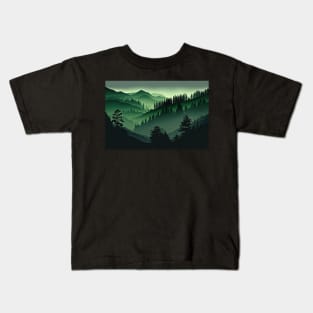 Forest - Mountains Kids T-Shirt